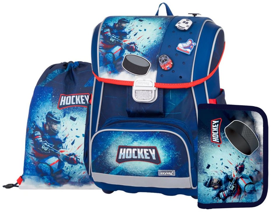OXYBAG Školní set 3 ks PREMIUM Hokej