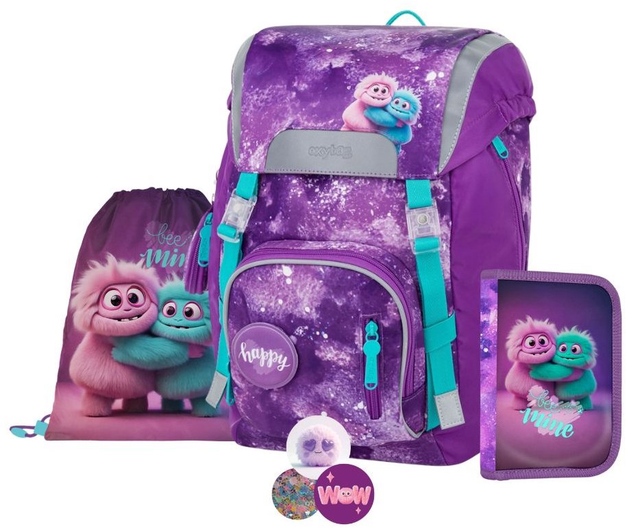 OXYBAG Školní set 4 ks OXY SKY Monster