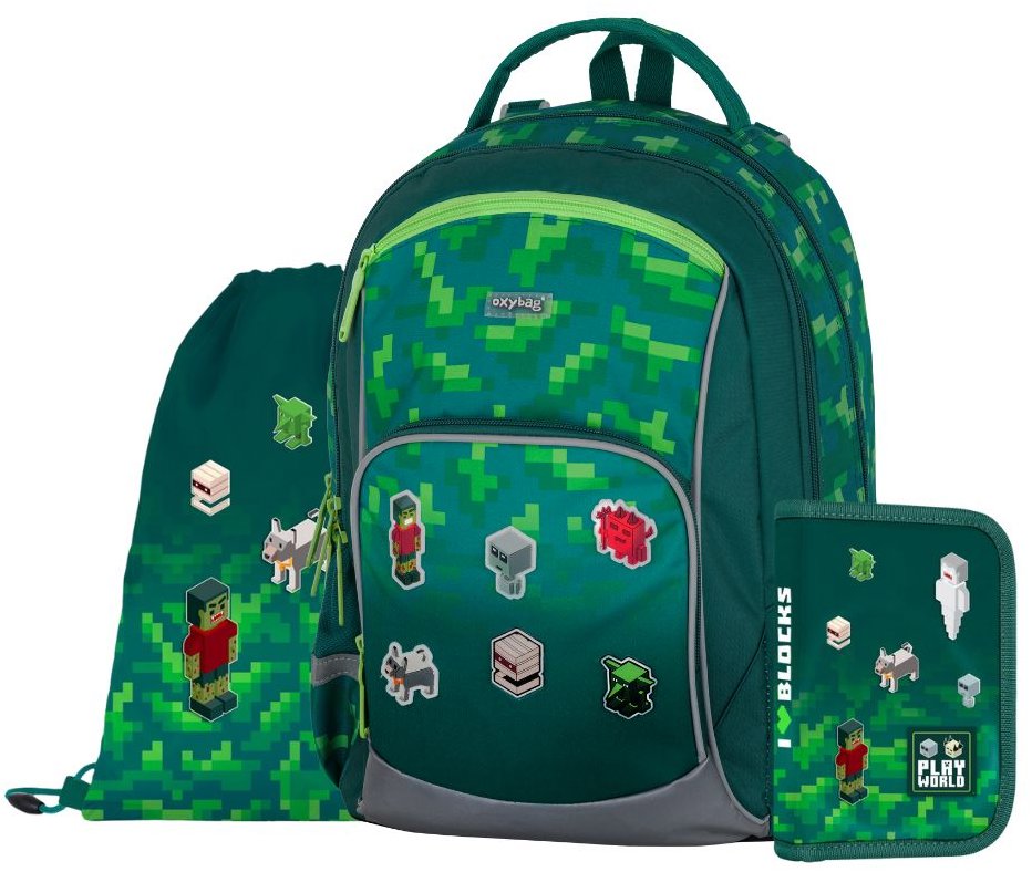 OXYBAG Školní set 3 ks OXY GO Playworld