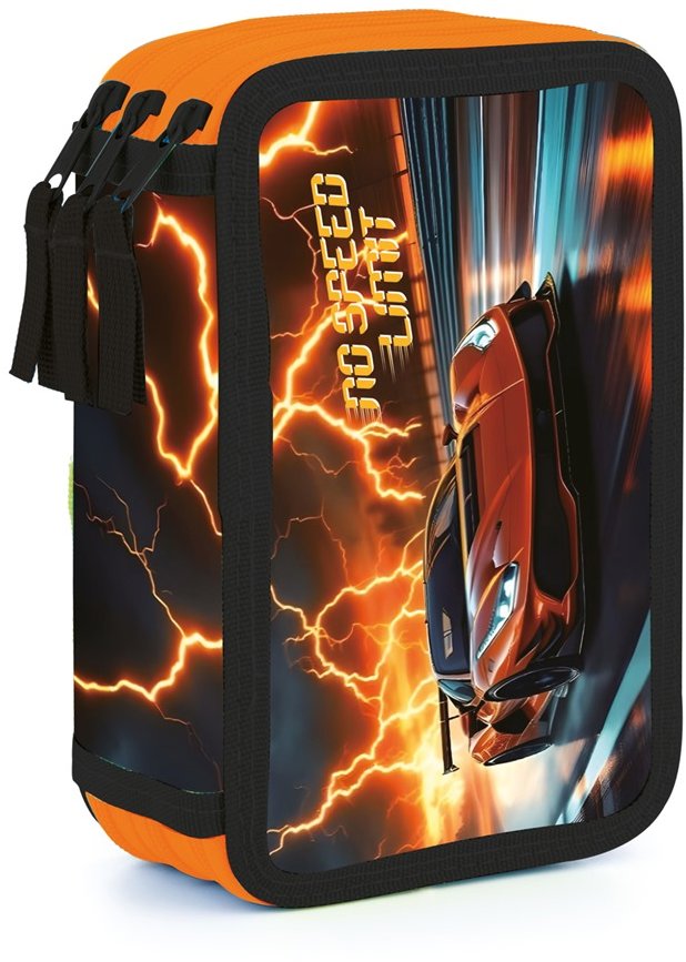 OXYBAG Penál 3patrový prázdný Auto 2