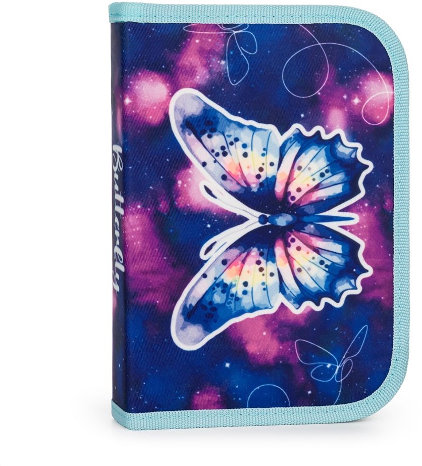 OXYBAG Penál 1patrový 2 chlopně, prázdný Motýl
