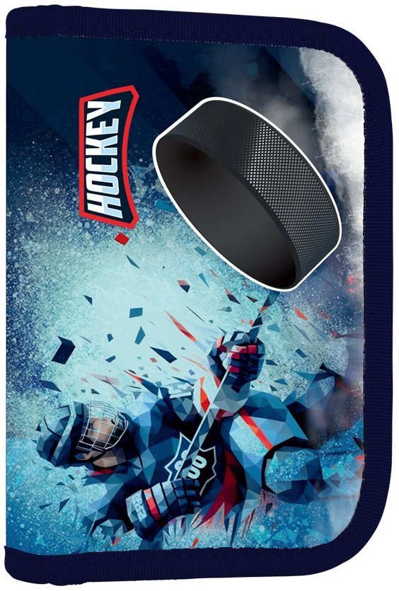 OXYBAG Penál 1patrový 2 chlopně, prázdný Hokej