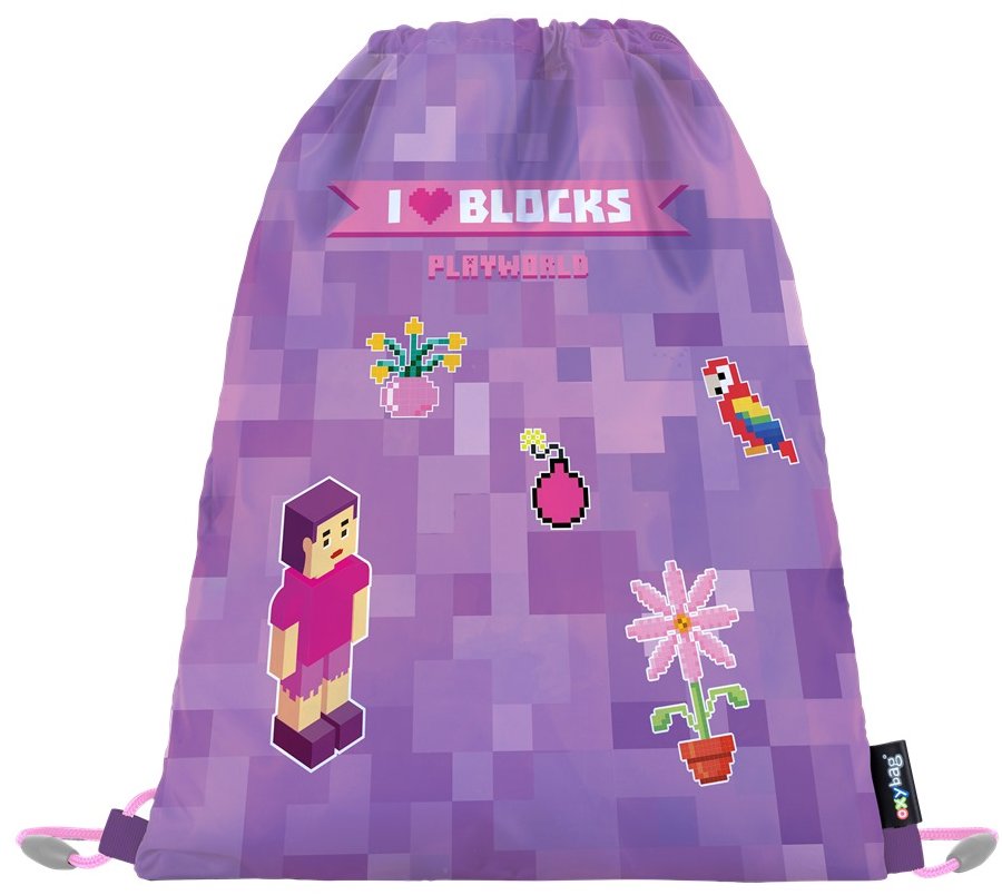 OXYBAG Sáček na cvičky Playworld Girl