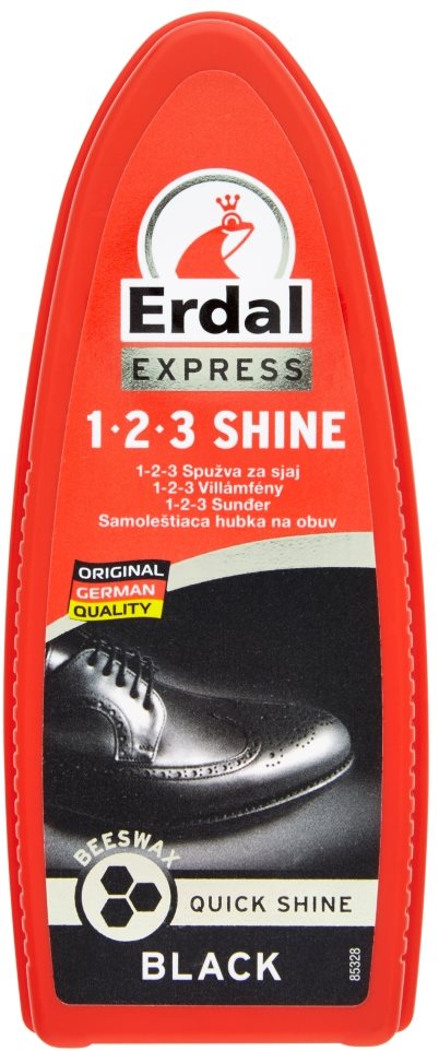 ERDAL 1-2-3 Shine samolešticí houbička na obuv