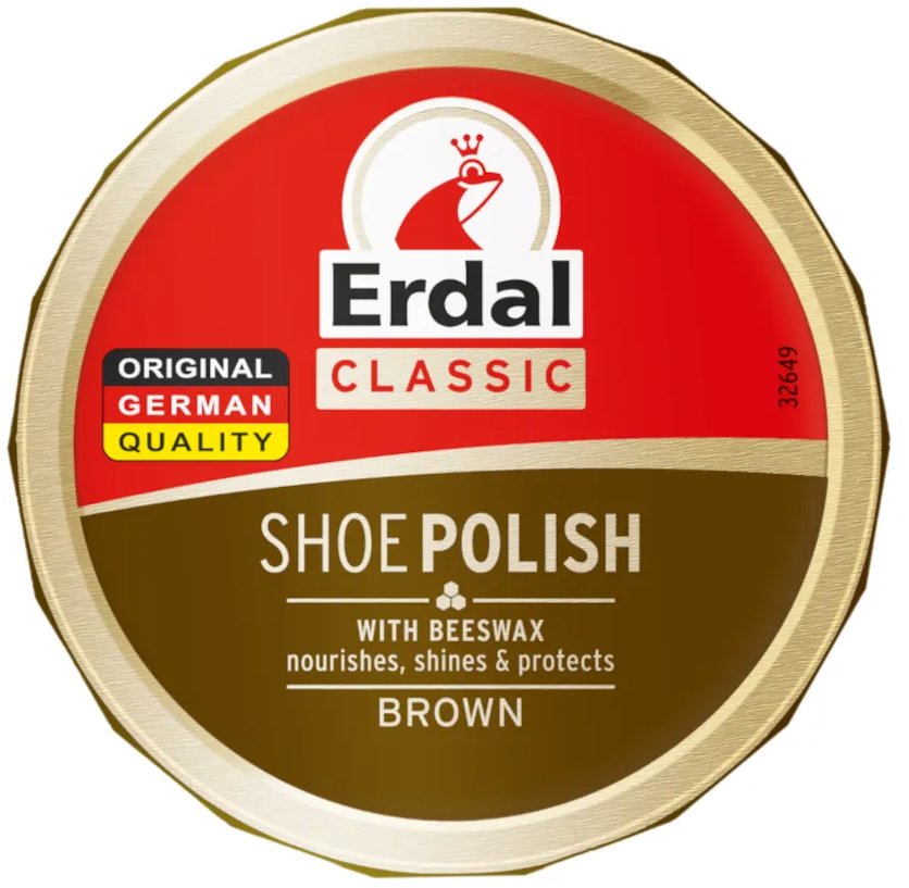 ERDAL Krém na hnědou obuv 55 ml