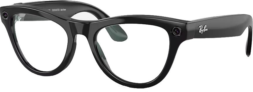 Meta RAY-BAN Meta Skyler Smart Glasses v lesklé černé barvě