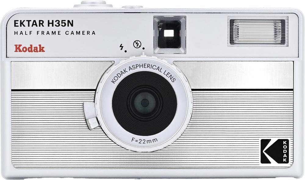 Kodak EKTAR H35N Camera Striped Silver