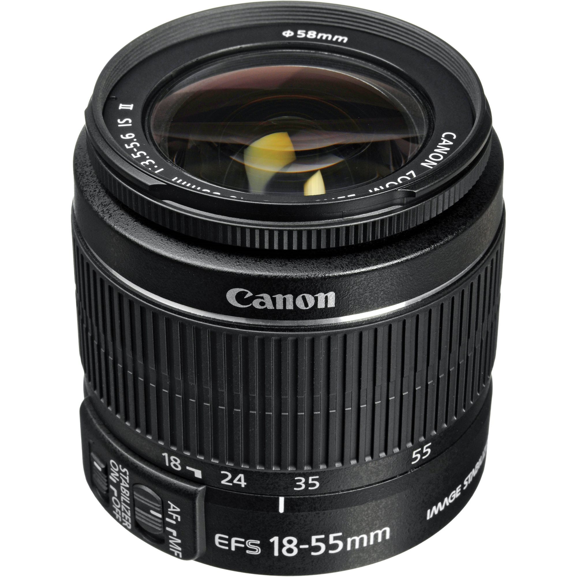 Canon EF-S 18-55mm f/3.5 - 5.6 IS II Zoom černý