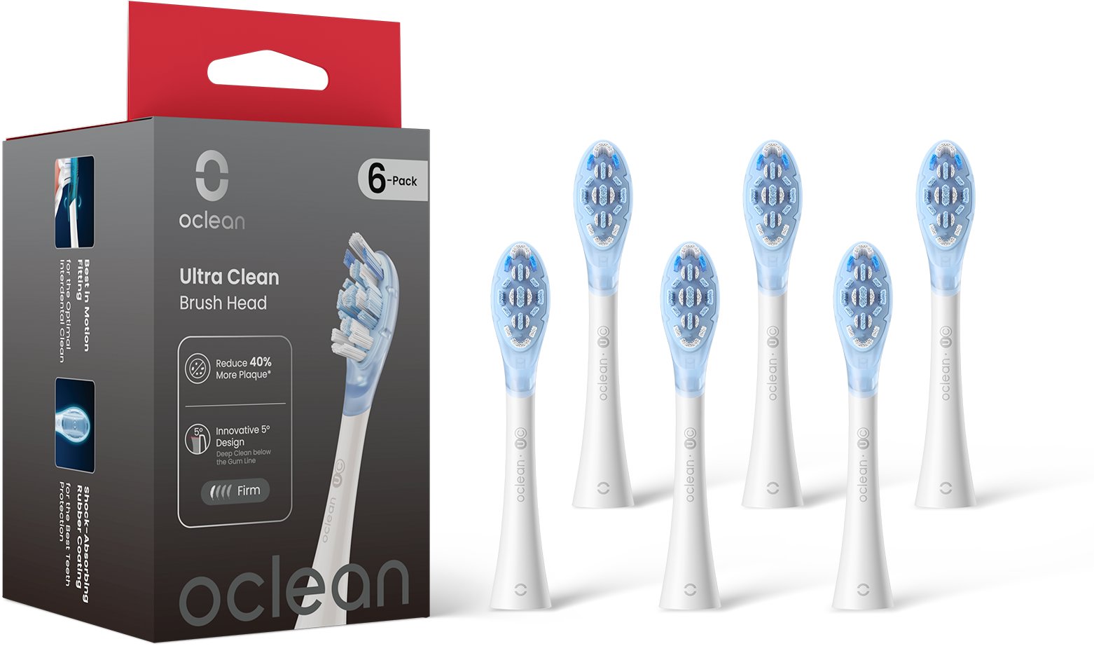Oclean Ultra CleanUC03 W06 6 ks bílé