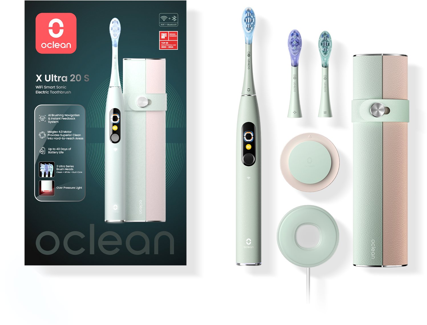 Oclean X Ultra 20 Set Green