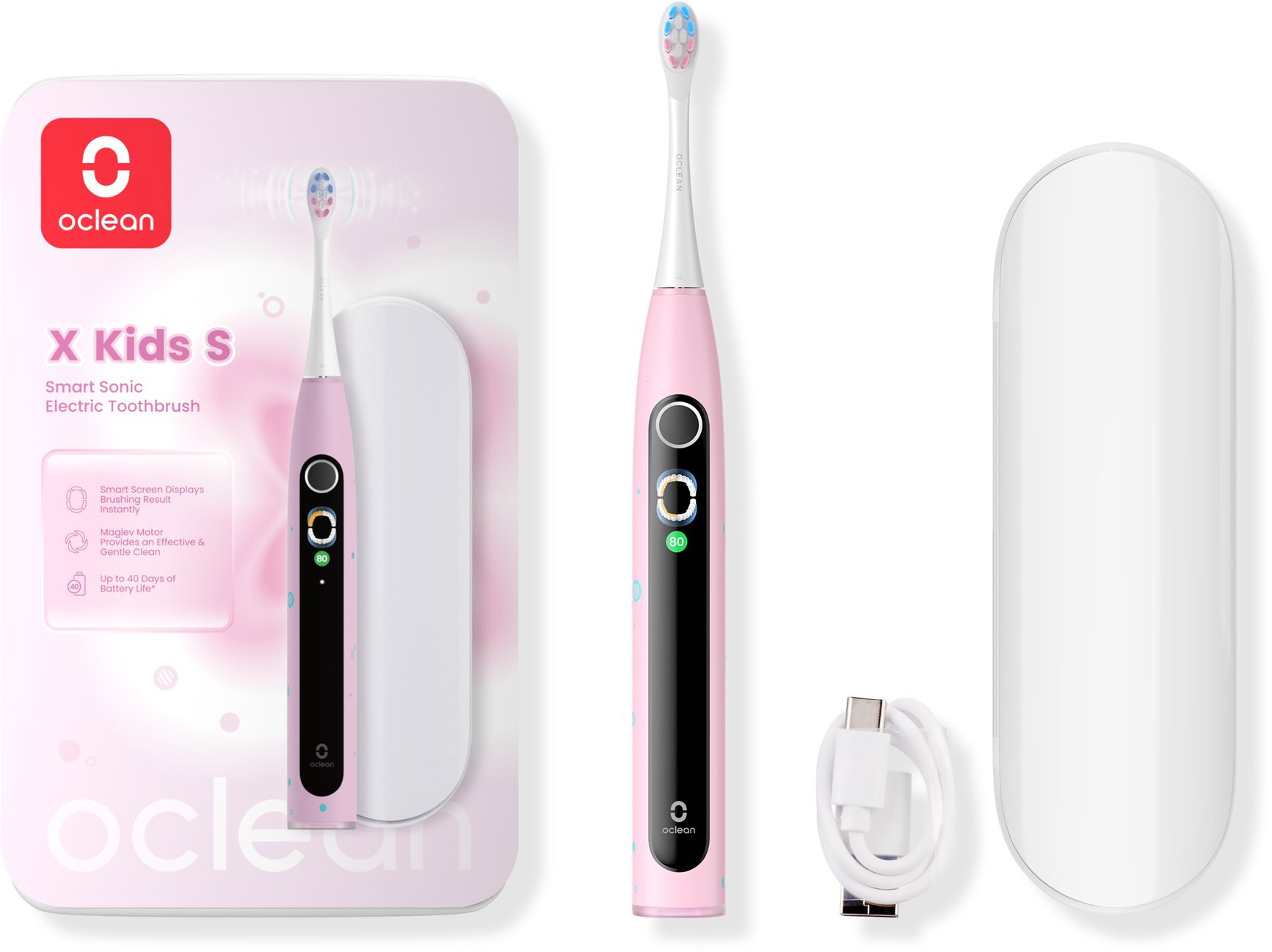 Oclean X Kids Set Pink