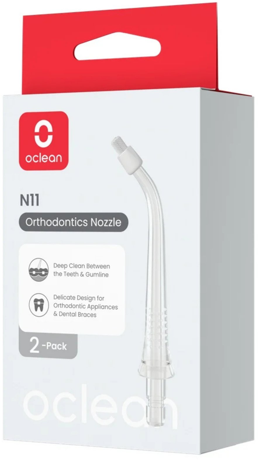 Oclean N11-W10 ortodontické čiré 2 ks