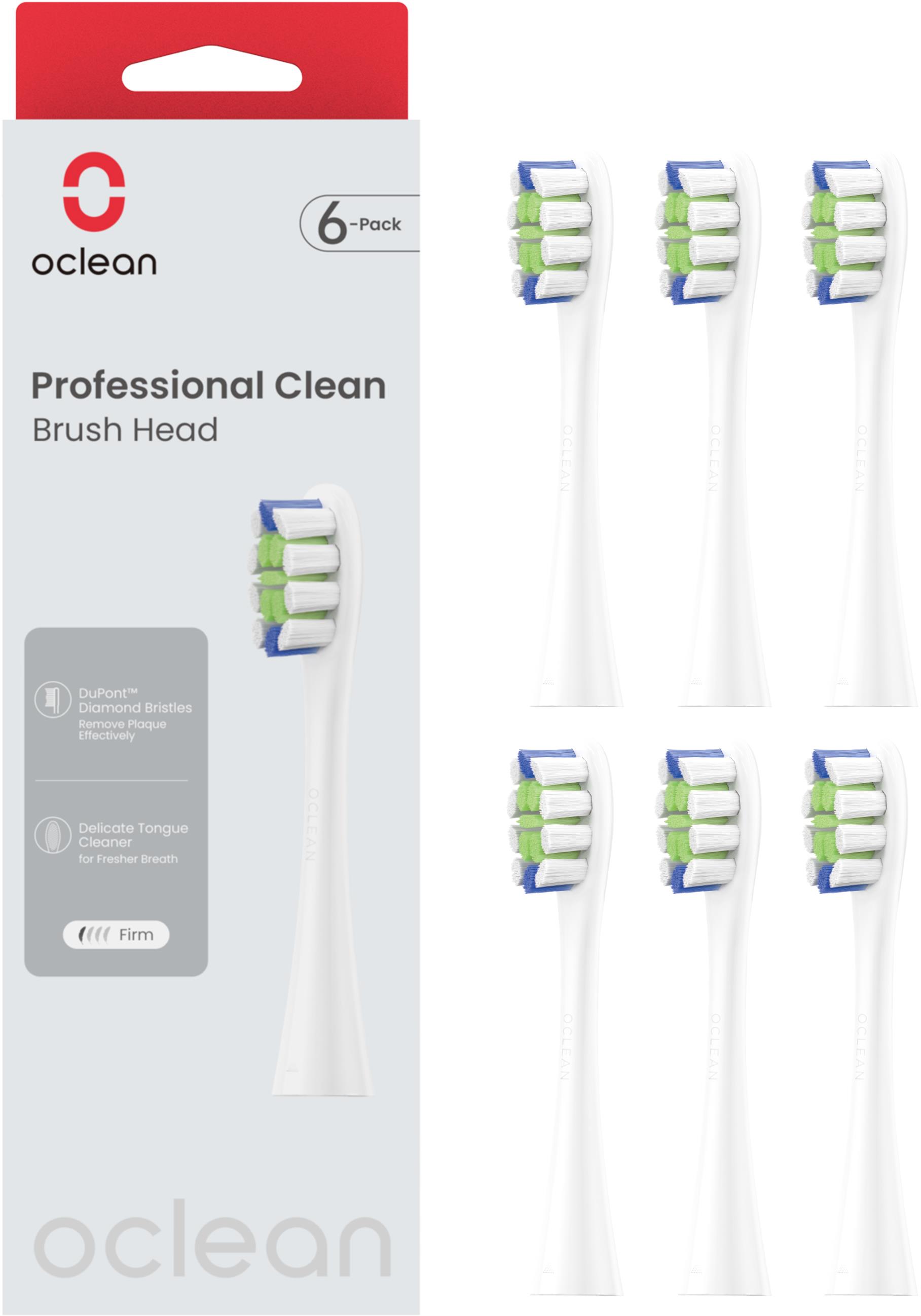 Oclean Professional Clean P1C1 W06 6 ks bílé