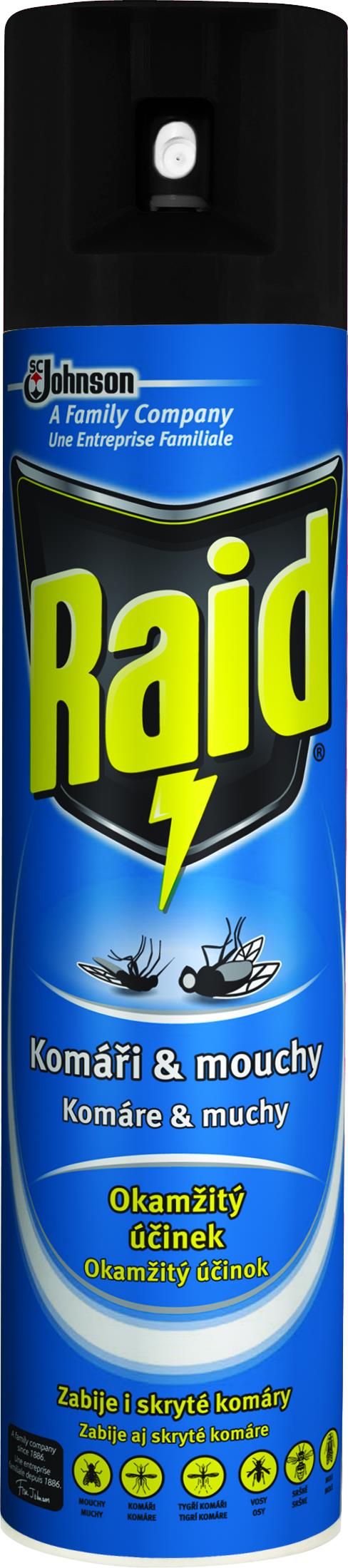 RAID Proti létajícímu hmyzu 400 ml