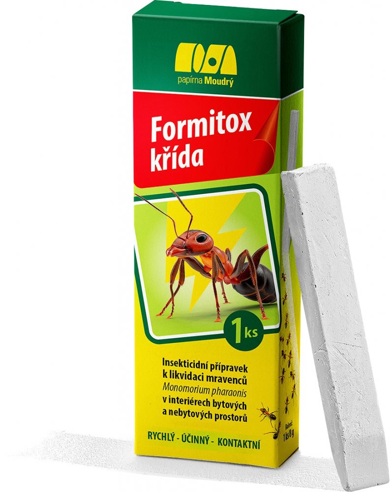 PAPÍRNA MOUDRÝ Křída na mravence 8 g