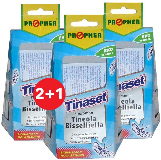 PROPHER Tinaset proti šatním molům 3 ks
