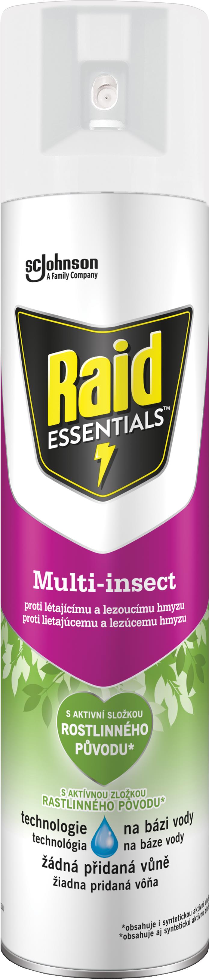 RAID Essentials proti létajícímu a lezoucímu hmyzu 400 ml
