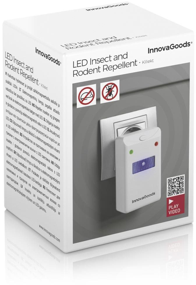 InnovaGoods Killekt LED repelent proti hmyzu a hlodavcům