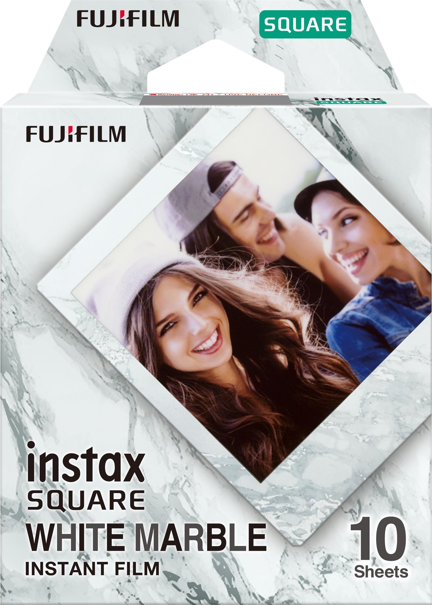 Fujifilm Instax Square Film Whitemarble 10 ks