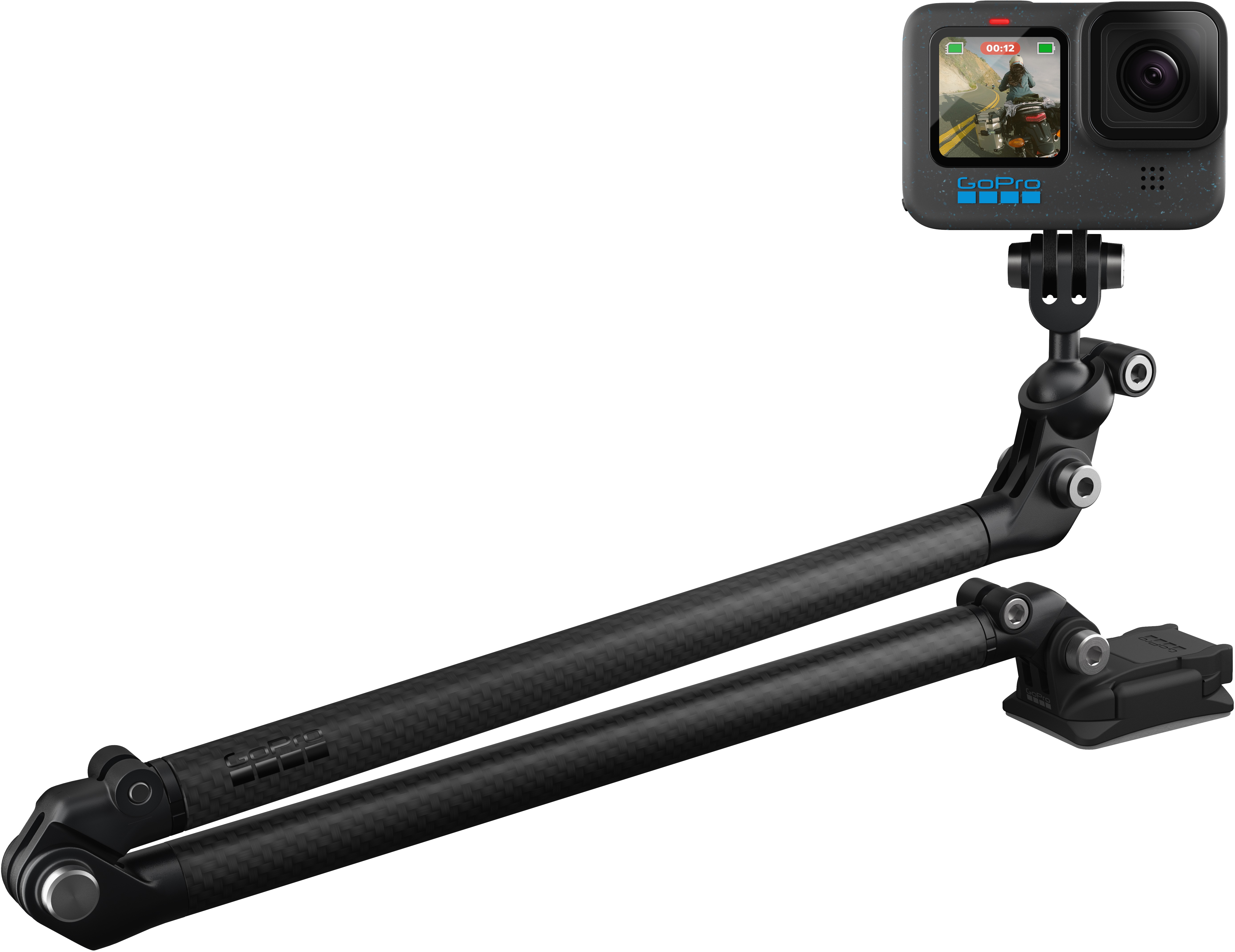 GoPro Boom + nalepovací držáky