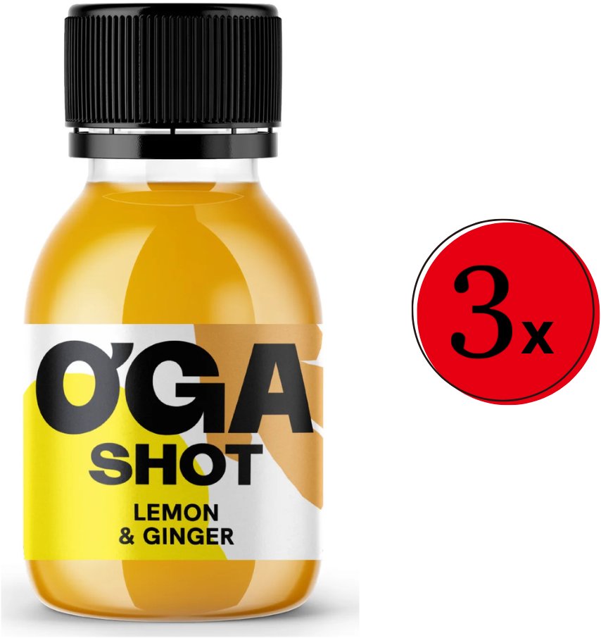 OGA Shot Citrón+Zázvor 60 ml 3 ks