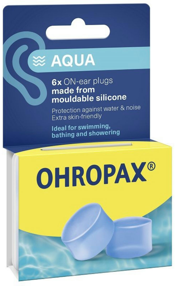 OHROPAX Silicon Aqua Earplugs 6 pcs