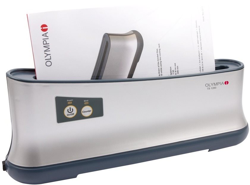 Vazač OLYMPIA TB 1280 pro efektivní vázání dokumentů