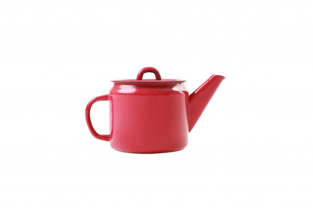 Olymp Smaltovaný čajník 12 cm 1 l Elegant Bordó
