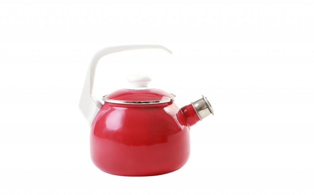 Olymp Smaltovaný čajník 18,5 cm 2,5 l Elegant Bordó