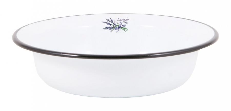 Olymp Levandule, smaltovaná miska 18 cm, 1 l