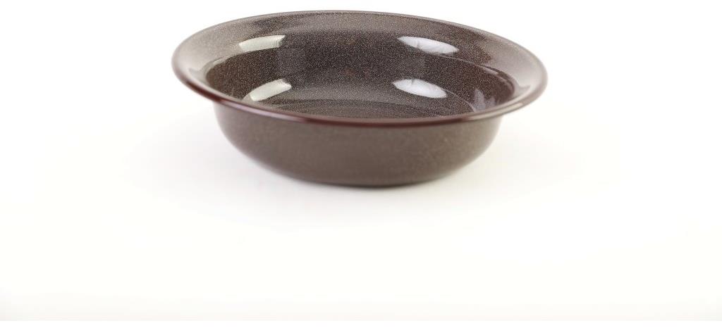Olymp Hnědý granit, smaltovaná miska 17 cm, 1,5 l