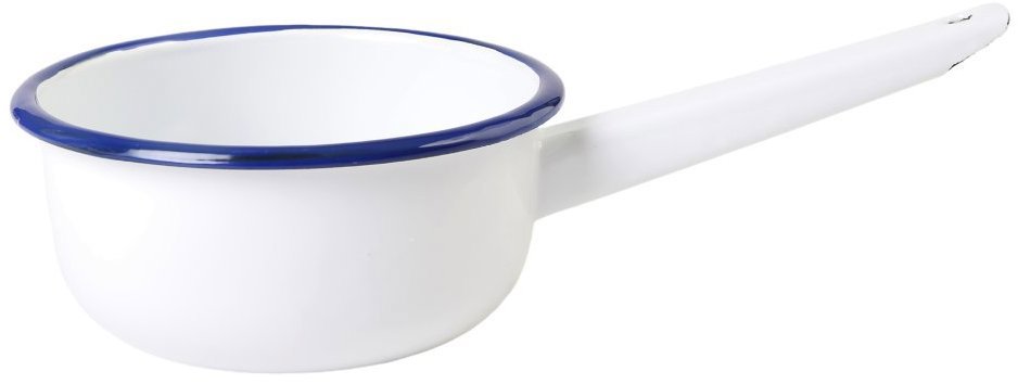 Olymp, Rendlík 16 cm, 1,5 l, bílý s modrým lemem 154/01b