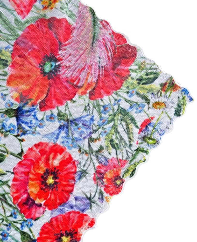 Ubrus Olzatex Teflonový ubrus tisk Vlčí máky 120 × 155