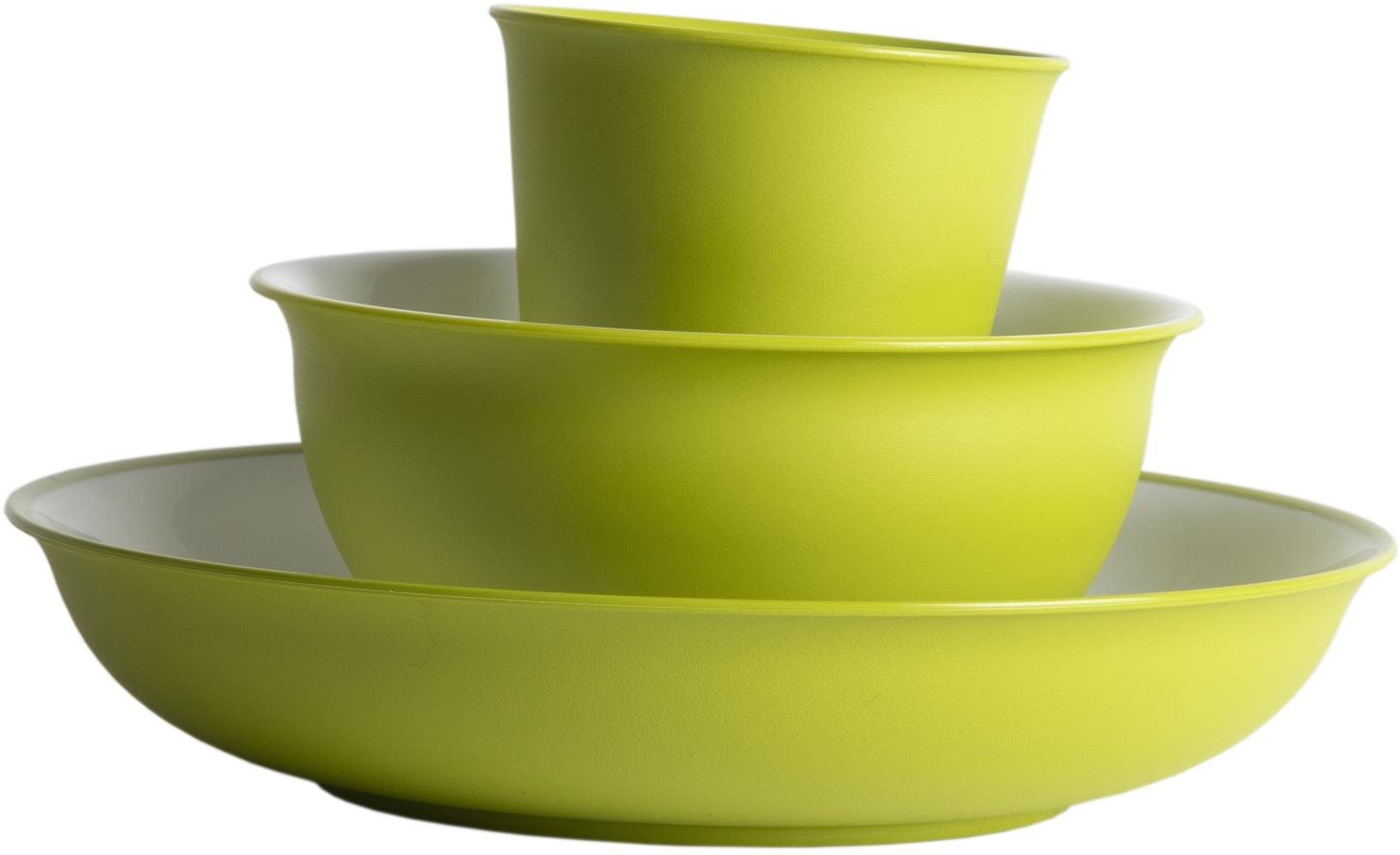 Omada sada nerozbitného nádobí Sanaliving Set 3pcs VerdeMela
