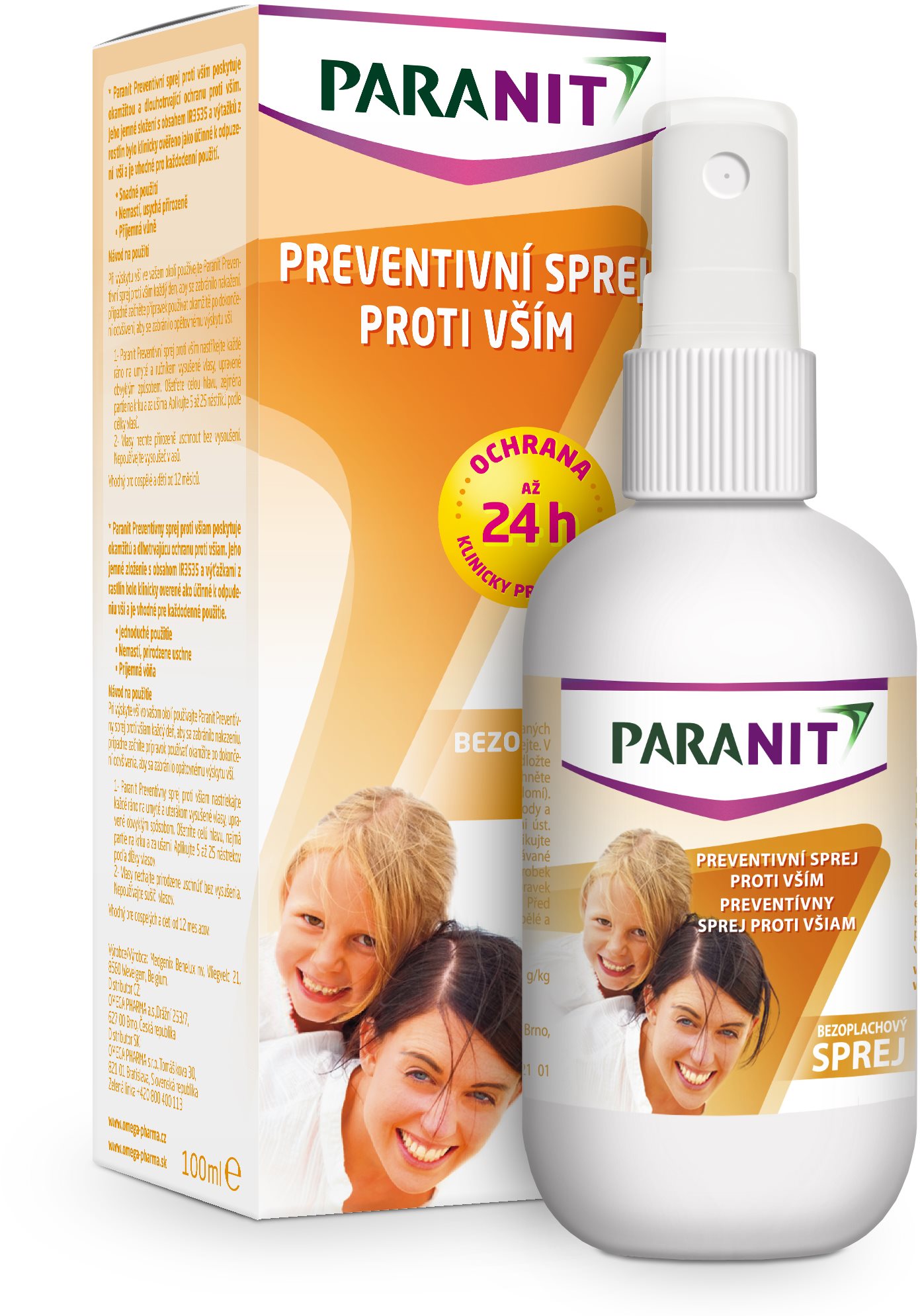 PARANIT Preventivní sprej proti vším 100 ml