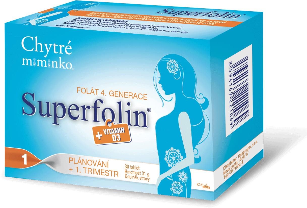 Chytré miminko superfolin 1 Plan 30 kapslí
