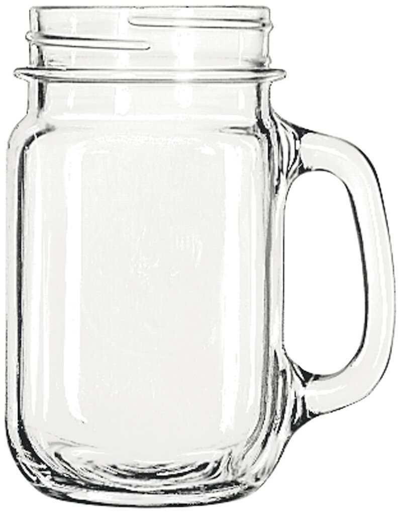 Onis Drinking Jar Sklenice na pití, 0,49 l, výška 132 mm, průměr 106 mm, 6 ks