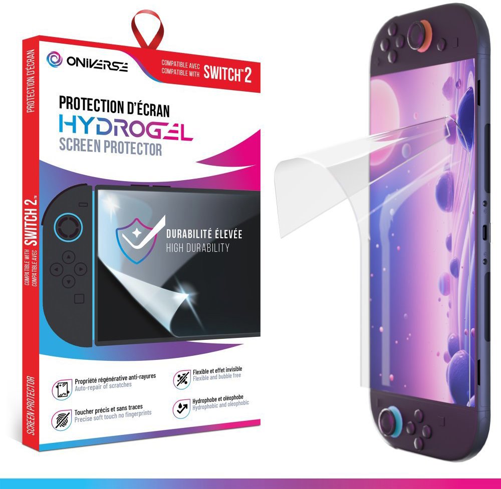 ONIVERSE Ochranné sklo Hydrogel pro Nintendo Switch 2