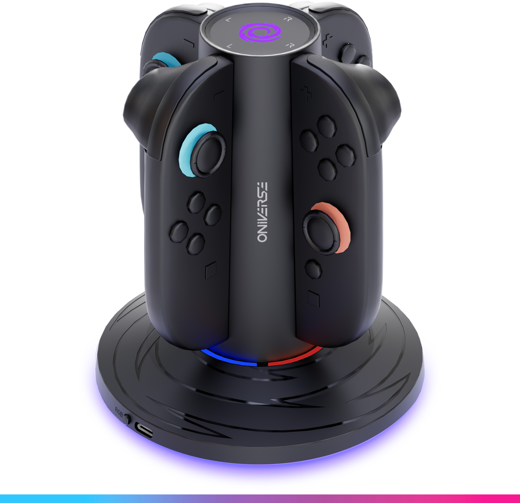 ONIVERSE Nabíjecí stanice Quadrant pro 4 Joy-Con Switch 2