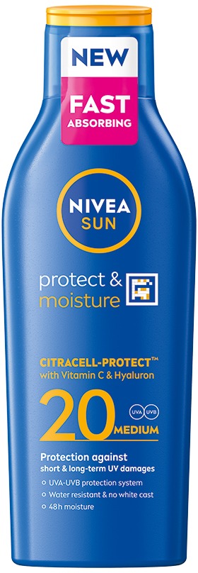 NIVEA SUN Protect & Moisture SPF20 200 ml