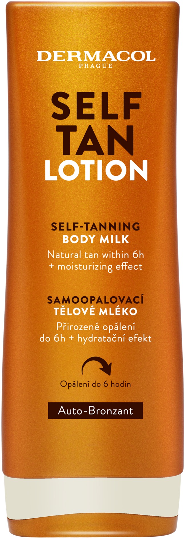 DERMACOL Self Tan Samoopalovací tělové mléko 200 ml