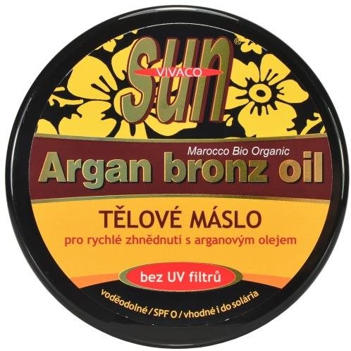 VIVACO BeBronze Arganové opalovací máslo OF 0 200 ml