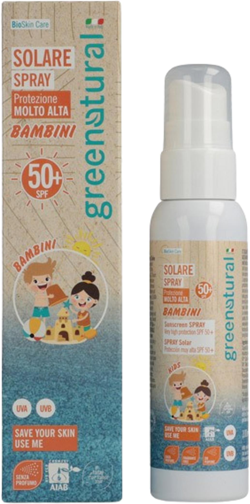 GREENATURAL Opalovací mléko pro děti SFP 50+ 100 ml