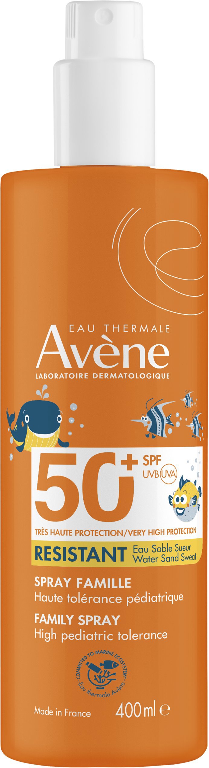 AVENE Sprej pro celou rodinu SPF 50+ 400 ml