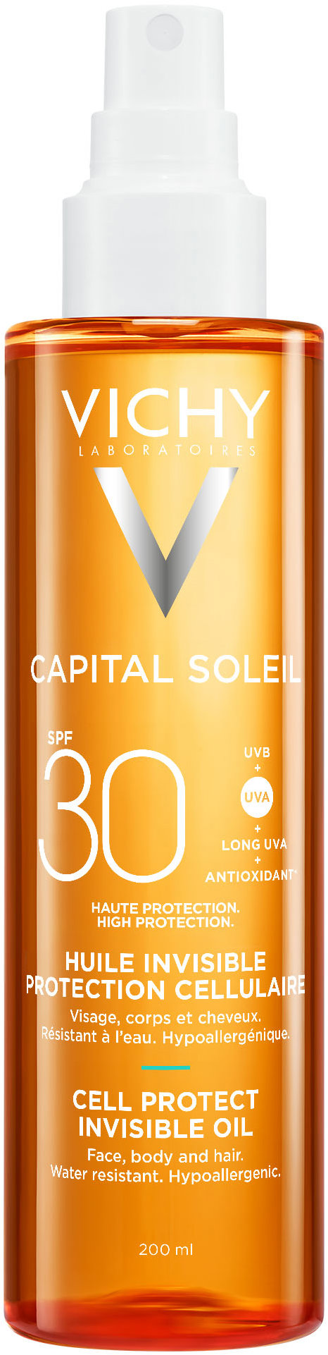 VICHY Capital Soleil Neviditelný olej SPF 30 200 ml