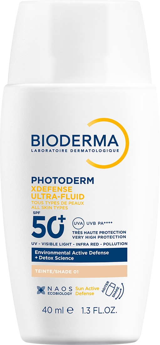 BIODERMA Photoderm XDefense Ultra-Fluid SPF 50+ Shade 01 40 ml