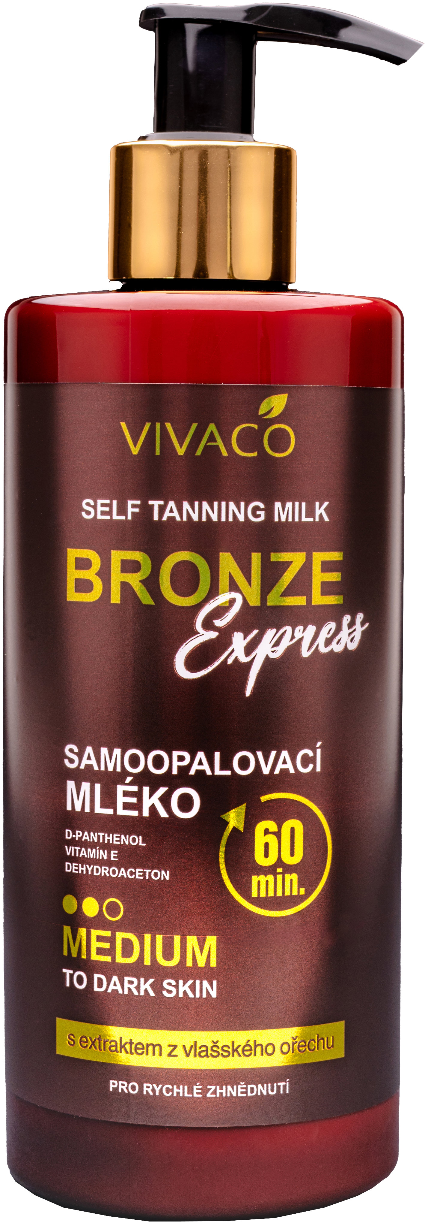 VIVACO Bronze Express Samoopalovací mléko medium 300 ml