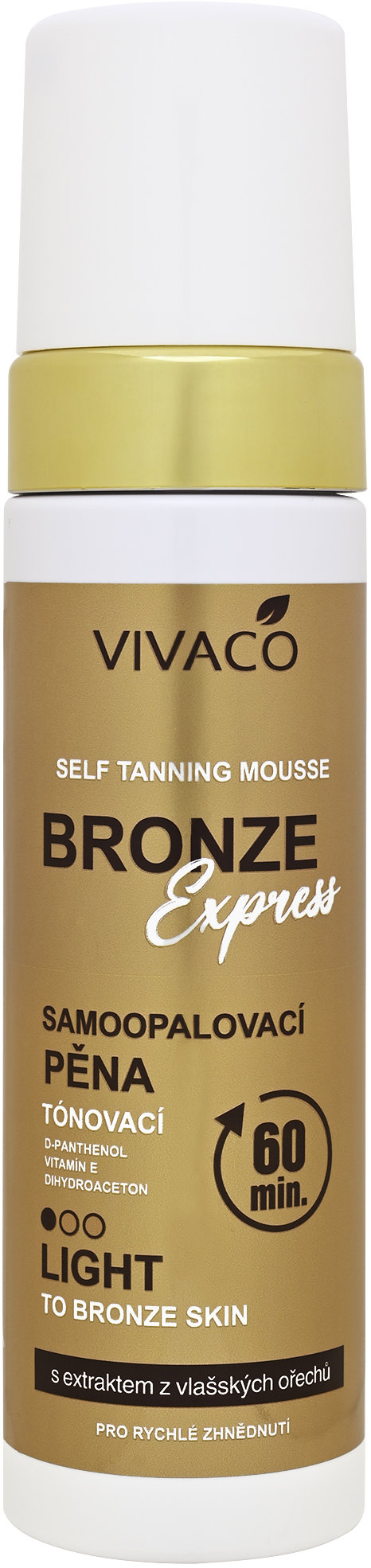 VIVACO Bronze Express Samoopalovací pěna light 200 ml