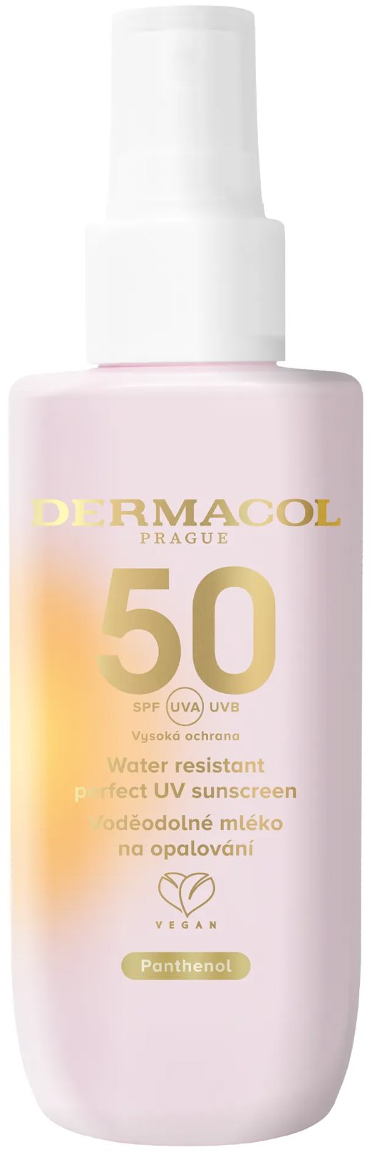 DERMACOL Voděodolné mléko na opalování SPF 50 150 ml