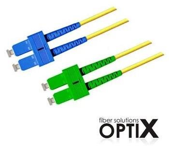 OPTIX SC/APC-SC optický patch cord 09/125 0,5m G657A